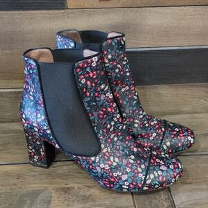 Tabitha Simmons Floral Ankle Boots – Size 39